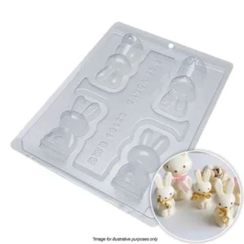Small Easter Bunnies Chocolate Mould - Click Image to Close